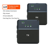 Micrófono Dual Solapa SX9 2 en 1