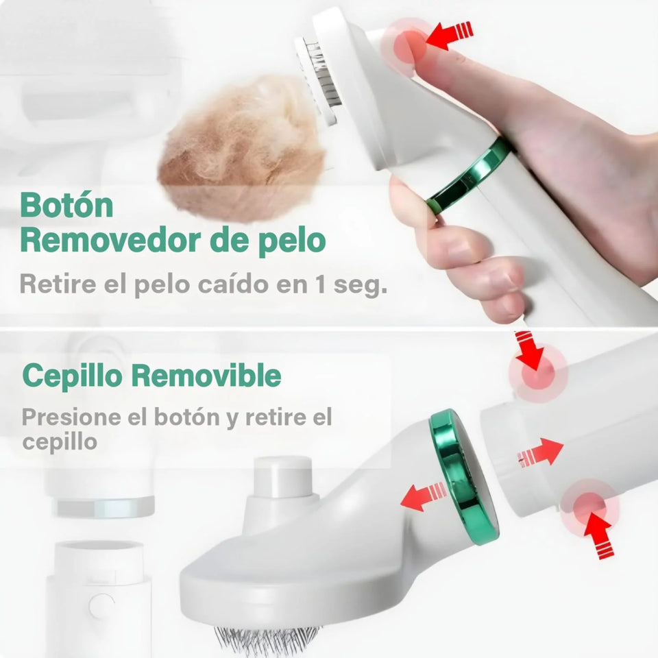 CEPILLO SECADOR 3 EN 1 MASCOTA